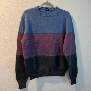 Women’s Gant the Rugger Shetland wool striped pullover sweater size XL